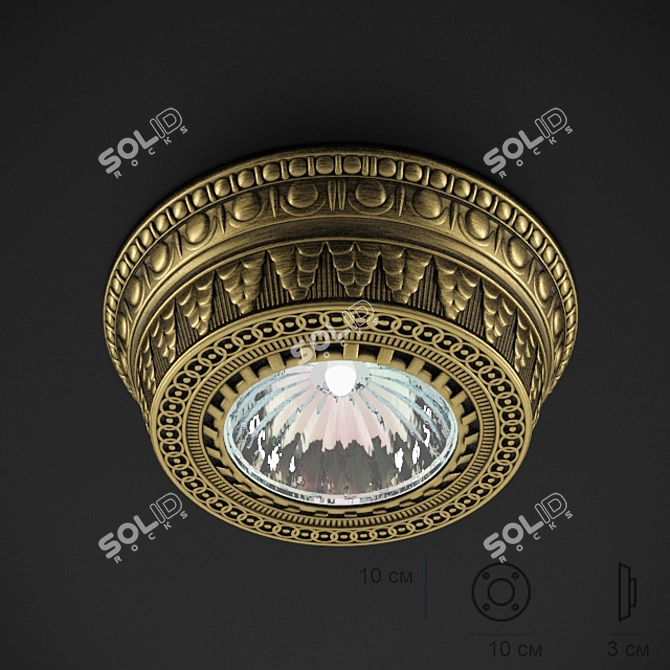 RECCAGNI ANGELO Spot 1097 - Sleek and Stylish Spot Light 3D model image 1