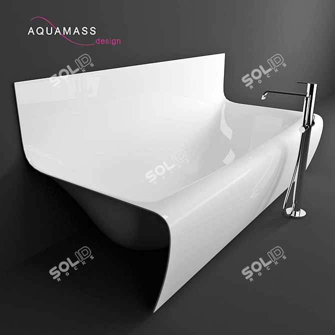 Aquamass Wall Strip: Creative, Innovative Design 3D model image 2