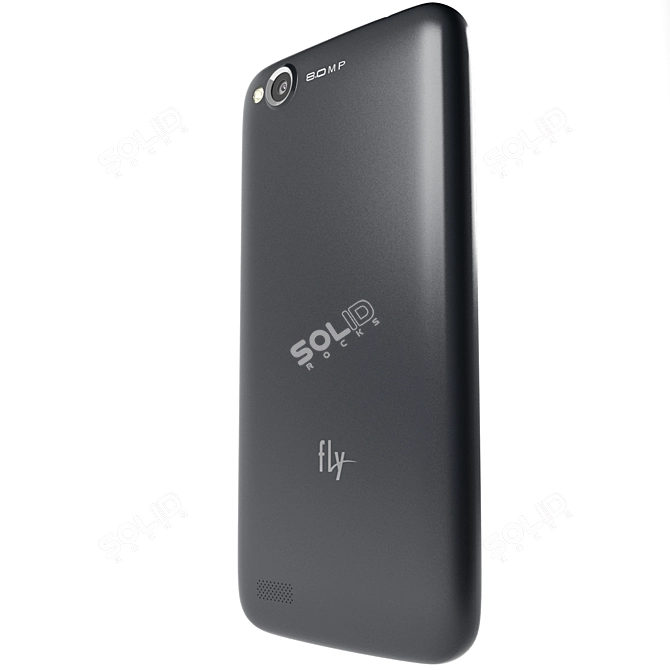 FLY IQ4410: Sleek and Powerful Quad Phone 3D model image 2