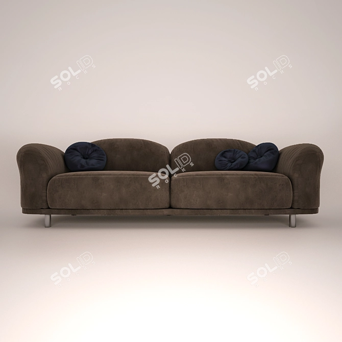  Heavenly Comfort: Cloud Sofa 3D model image 2