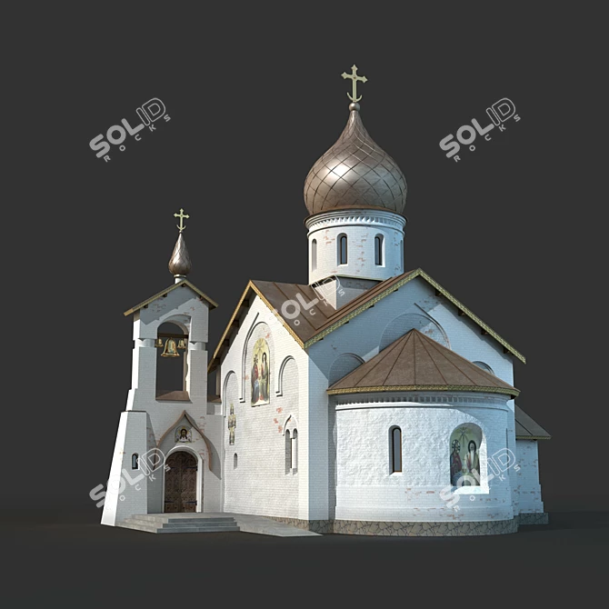 Trinity Church: Sacred Monument in New 3D model image 2