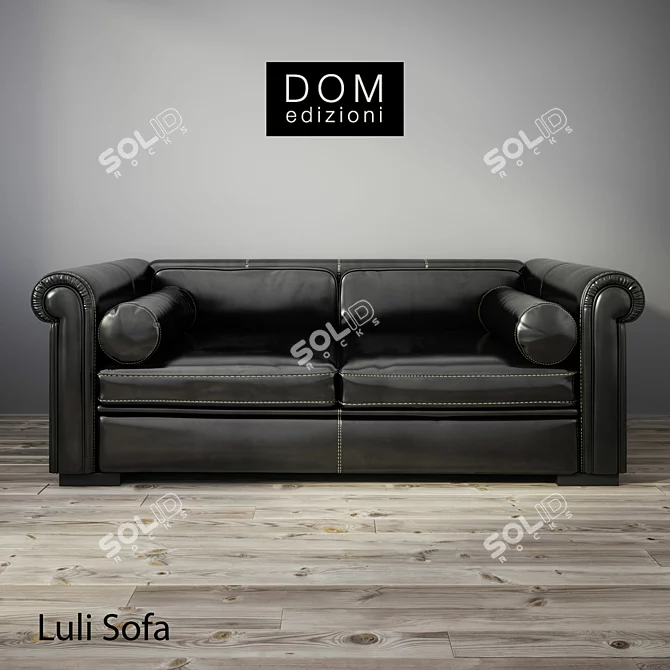 Elegant Luli Sofa 3D model image 1