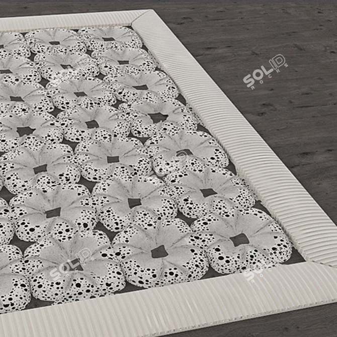 Elegant Art Carpet - 120x180cm 3D model image 1