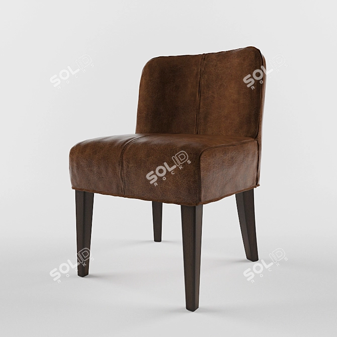 Stylish Barnes Dining Chair 3D model image 1