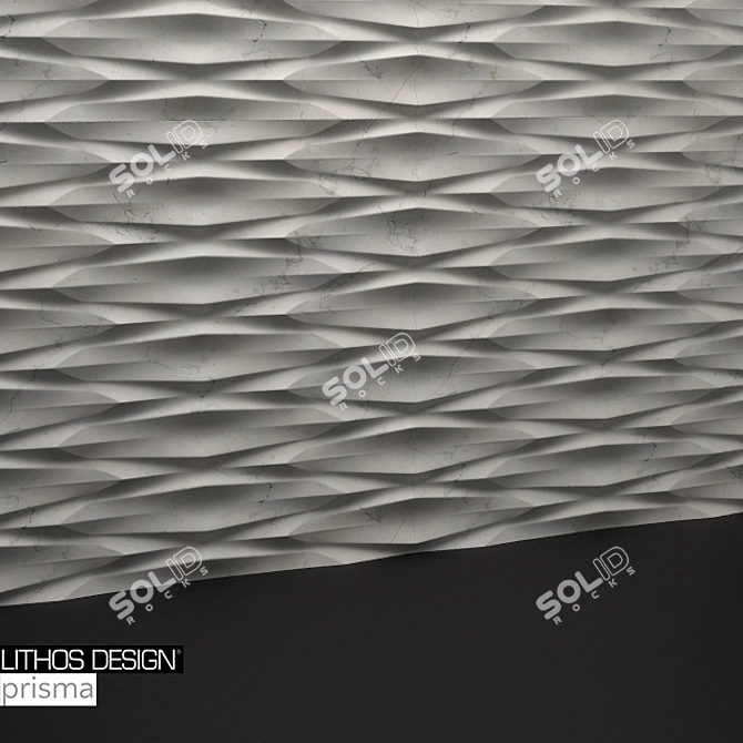 Prisma 3D Glass Tile 3D model image 1