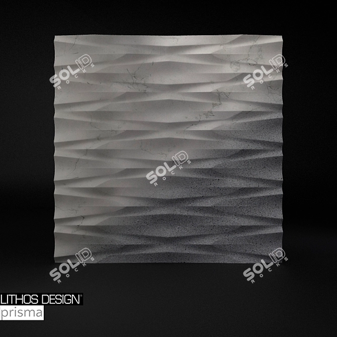 Prisma 3D Glass Tile 3D model image 2
