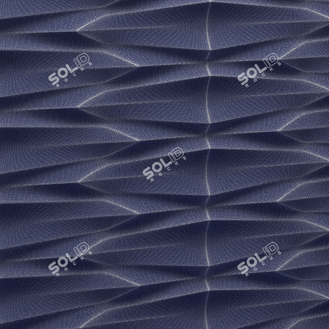 Prisma 3D Glass Tile 3D model image 3