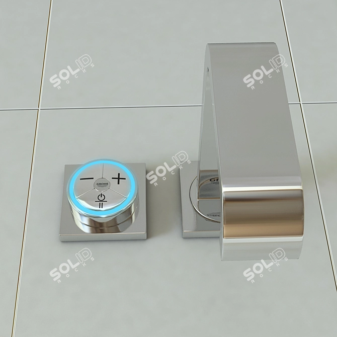 Grohe F-Digital L-Size Mixer 3D model image 3