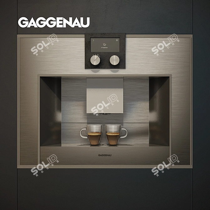 GAGGENAU CM-450 Coffee Maker 3D model image 1