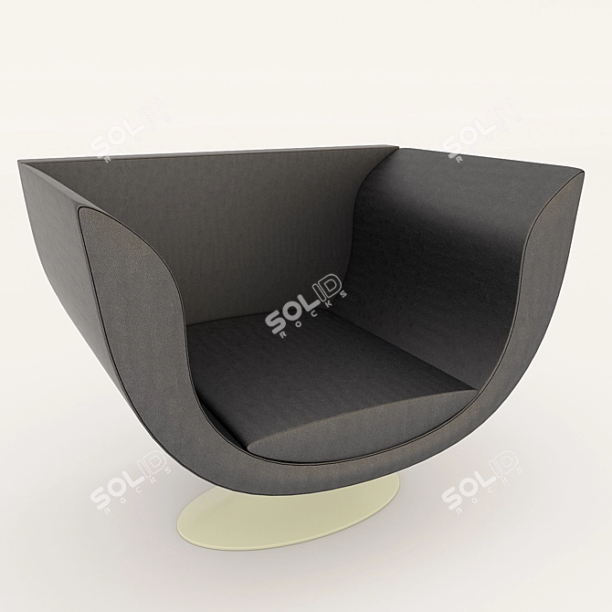 Modern Comfort: Karim Rashid Chair 3D model image 2