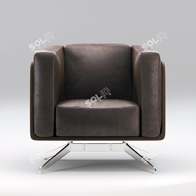 Coco Armchair by ROSSIN 3D model image 1