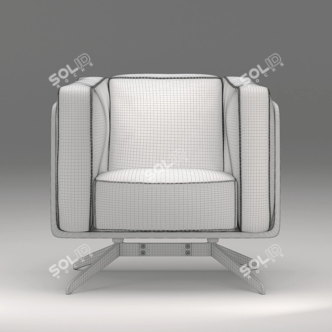 Coco Armchair by ROSSIN 3D model image 2