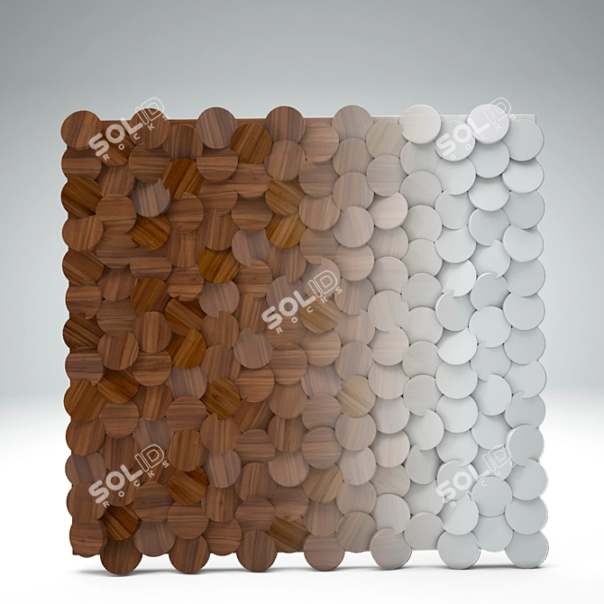 Modern 3D Panel 3D model image 1