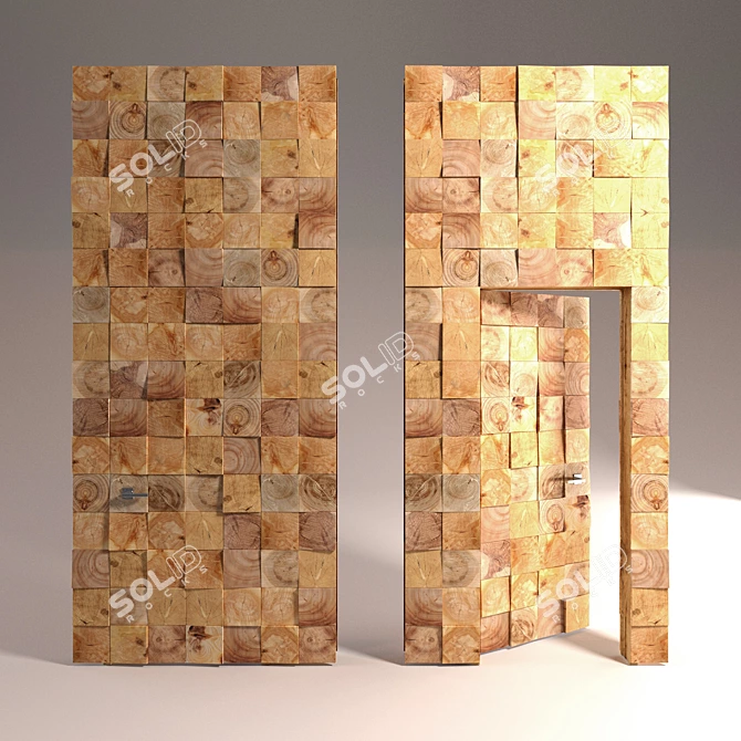 Artisanal Handcrafted Door! 3D model image 1