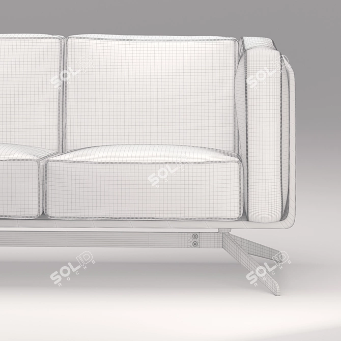 Italian Coco + Sofa Table, Rossin 3D model image 2