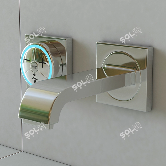 Title: GROHE F-Digital S-Size Mixer 3D model image 2