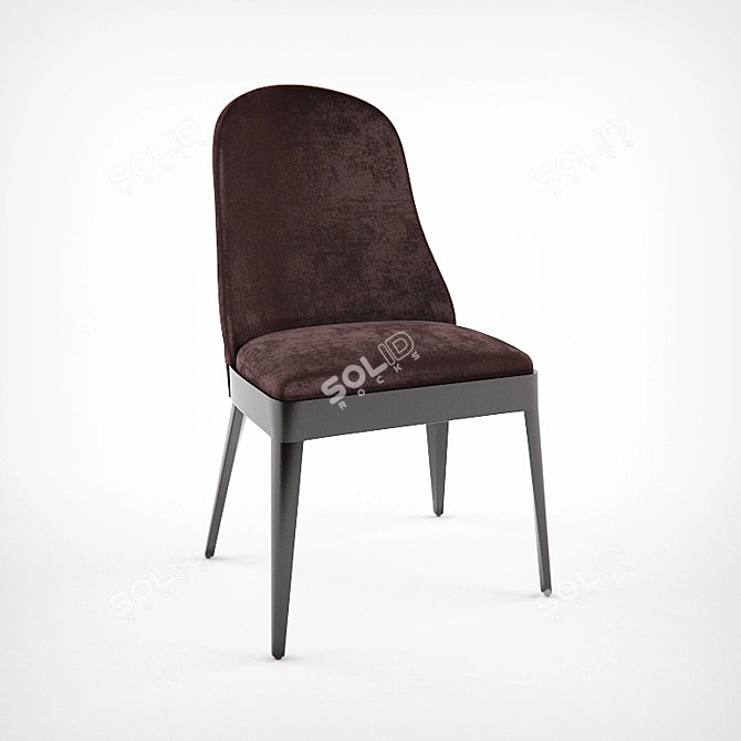 Svezia Modern Times Chair - Stylish Beech Wood Seating 3D model image 1
