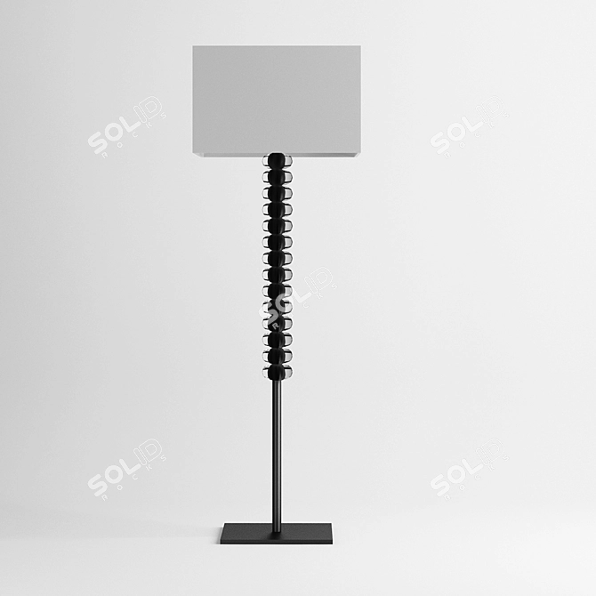 Designer Floor Lamp Poltrona Frau 3D model image 1