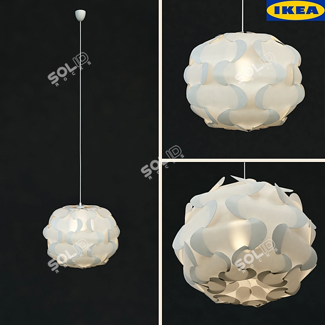 Ikea Fillsta Lamp: Stylish Illumination, Easy Assembly 3D model image 1