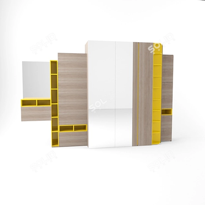 Modular Hallway Furniture: Diadkova Brio 3D model image 1