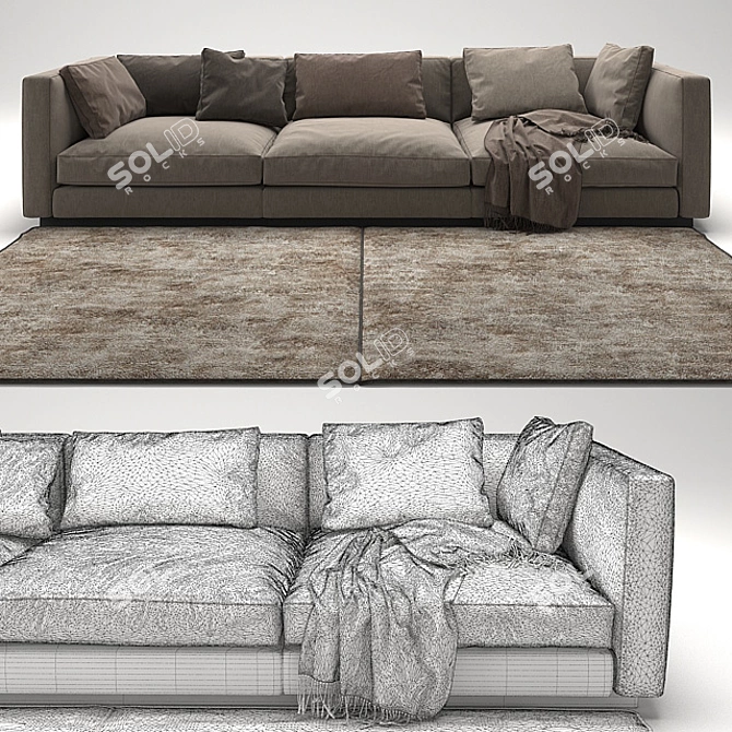 Luxurious Flexform Pleasure Collection 3D model image 3