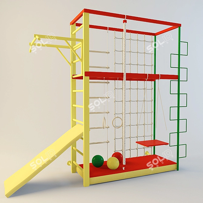 Pro Kids Sports Combo - Active Fun for Little Ones 3D model image 1