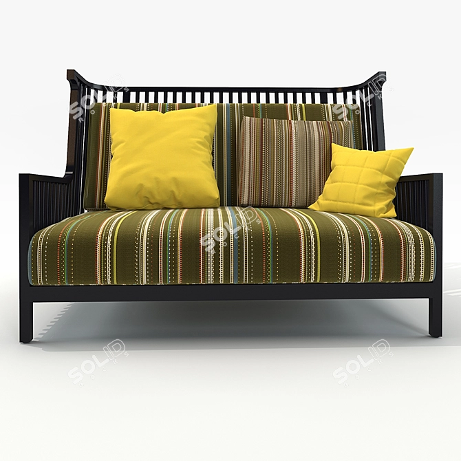Elisabeth Ligne Roset Outdoor Sofa 3D model image 1
