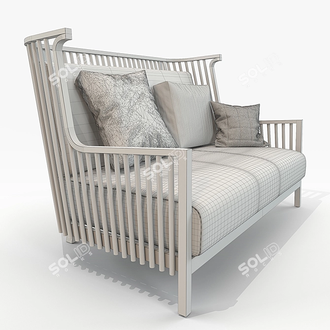 Elisabeth Ligne Roset Outdoor Sofa 3D model image 3