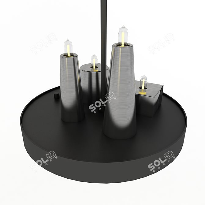 Exquisite Friendship Lamp - 40x40 Dimensions 3D model image 2