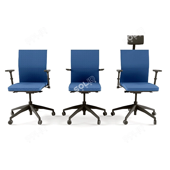 Modern Office Chair Design 3D model image 1