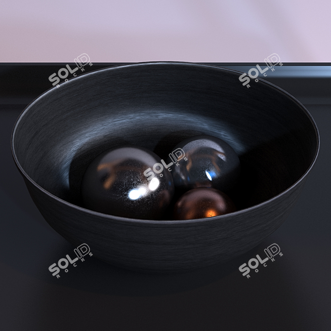 Elegant Maxalto Recipio Table 3D model image 2