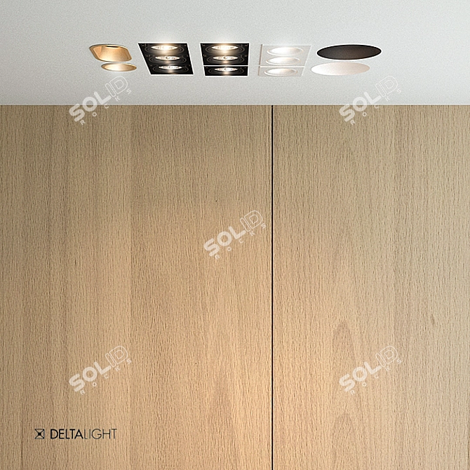 Delta Light Downlights: Versatile Lighting Solution 3D model image 2