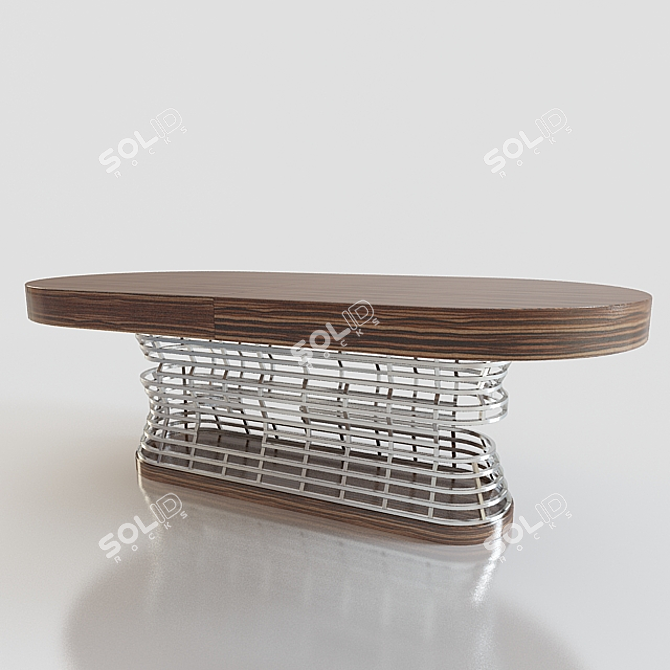 Custom Design Sliding Table 3D model image 1