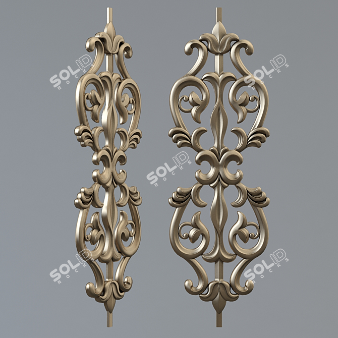 Classic Style Baluster 3D model image 1