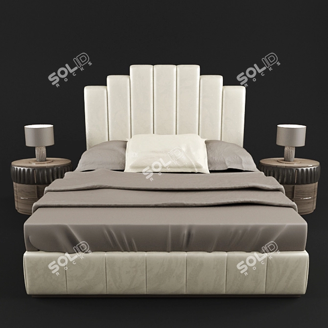 Italian Signorini Coco Lord Bed 3D model image 2