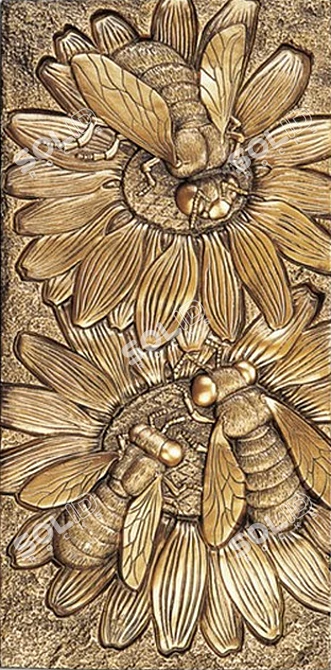 Gaudi Decor W8009H Ornamental Polyurethane Panel 3D model image 2