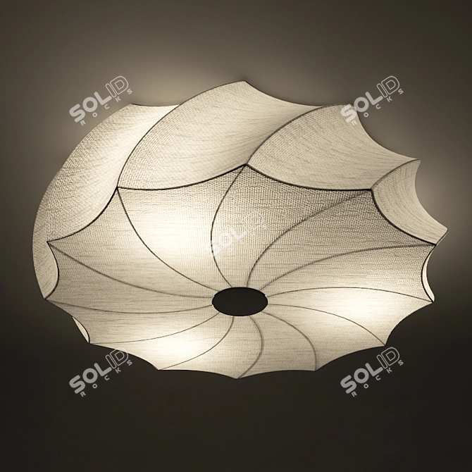 Elegant Teadoro Ceiling Light 3D model image 1