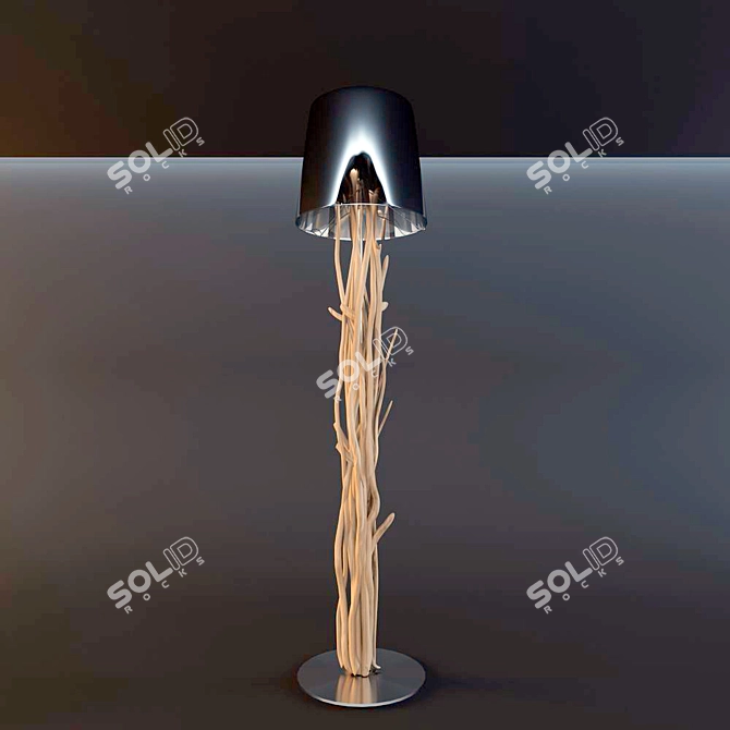 Sleek Modifier for Bleu Nature Lamp 3D model image 1