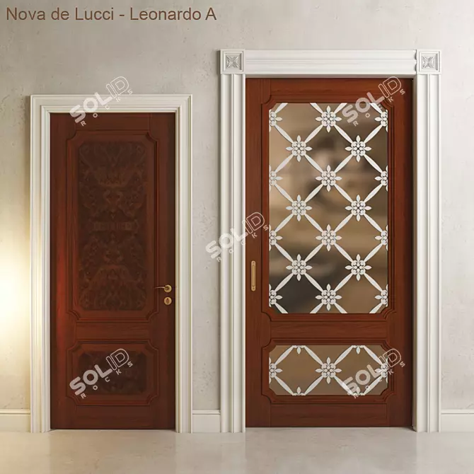 Leonardo - Nova de Lucci Door 3D model image 1