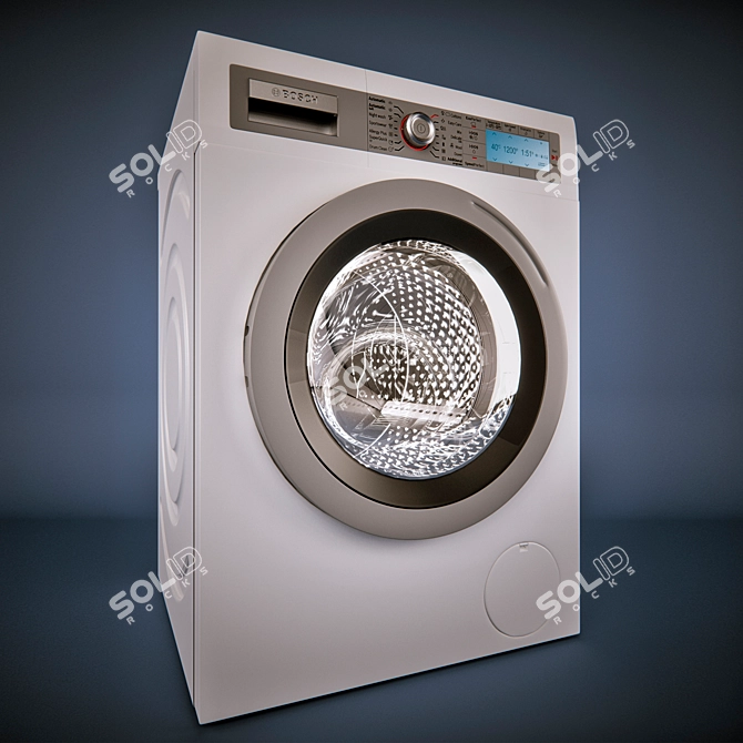 Efficient Bosch Washer for Ultimate Cleaning 3D model image 1