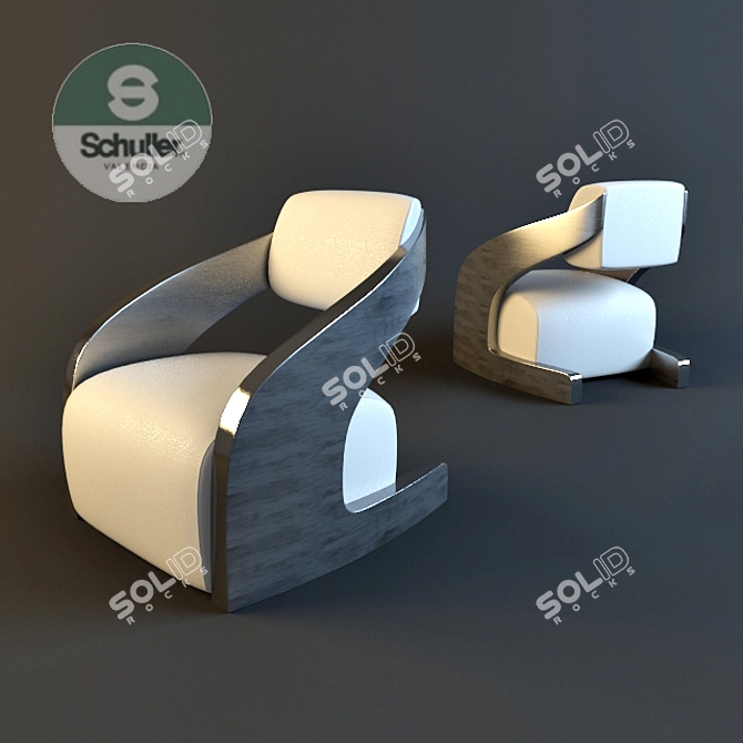 Elegant Schuller Chair 3D model image 1
