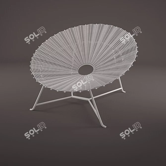 Designer Relaxation Chair: Gervasoni Sweet 27-01 3D model image 1