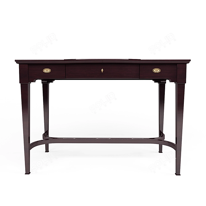 Elegant Milano Desk by GALIMBERTI NINO 3D model image 2