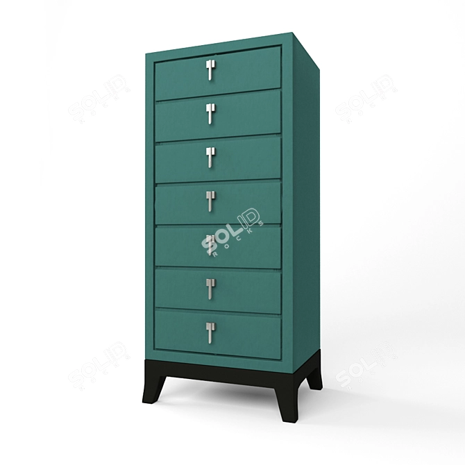 JNL Day by Day High Drawers 3D model image 1