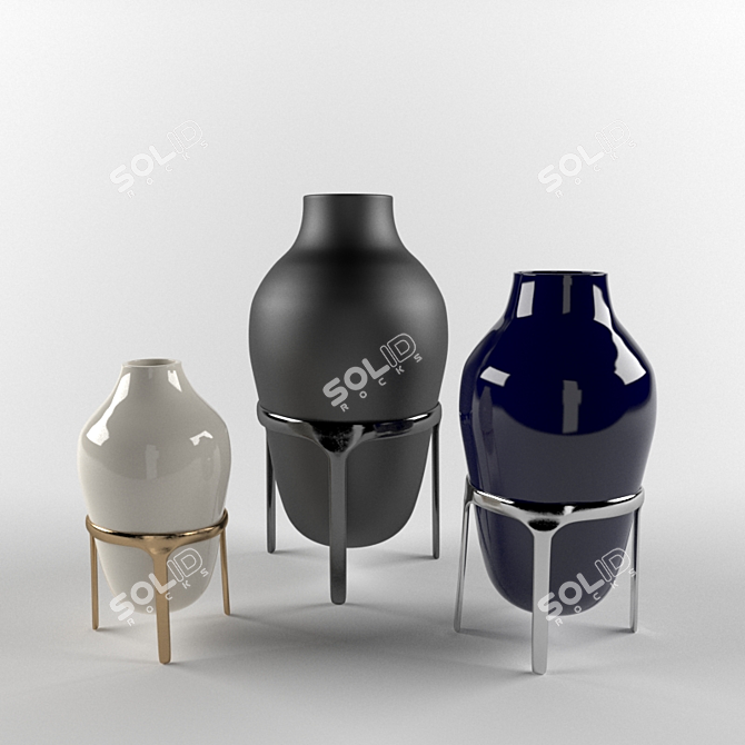 Paola Serving Essentials Set 3D model image 1