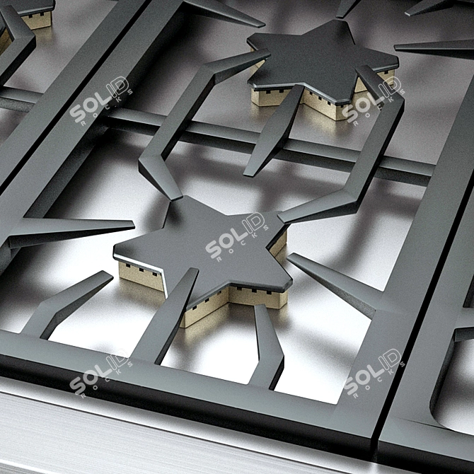 Thermador PRD366GHU 36" Pro-range 3D model image 2