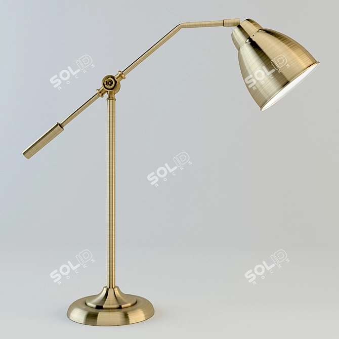 SOLID Table Lamp: Sleek and Stylish 3D model image 1