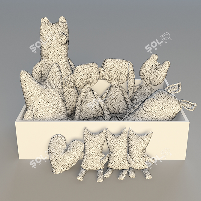 Toy Box Deluxe Edition: The Ultimate Storage Solution 3D model image 2