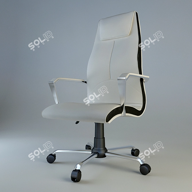 Elegant Arthur Chair 3D model image 1