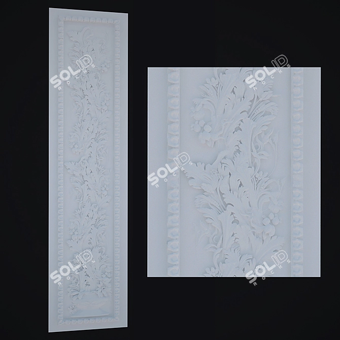 Classic Molding: Elegant Home Decor 3D model image 1